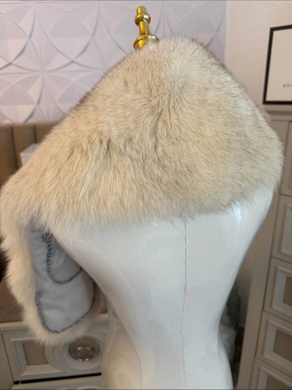SAGA FOX FUR WRAP